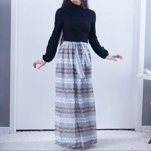Vintage 60s Maxi Dress